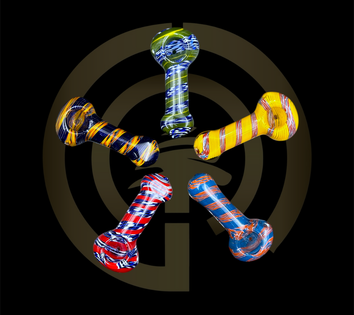 Glass Hand Pipe - 121A (3.5")