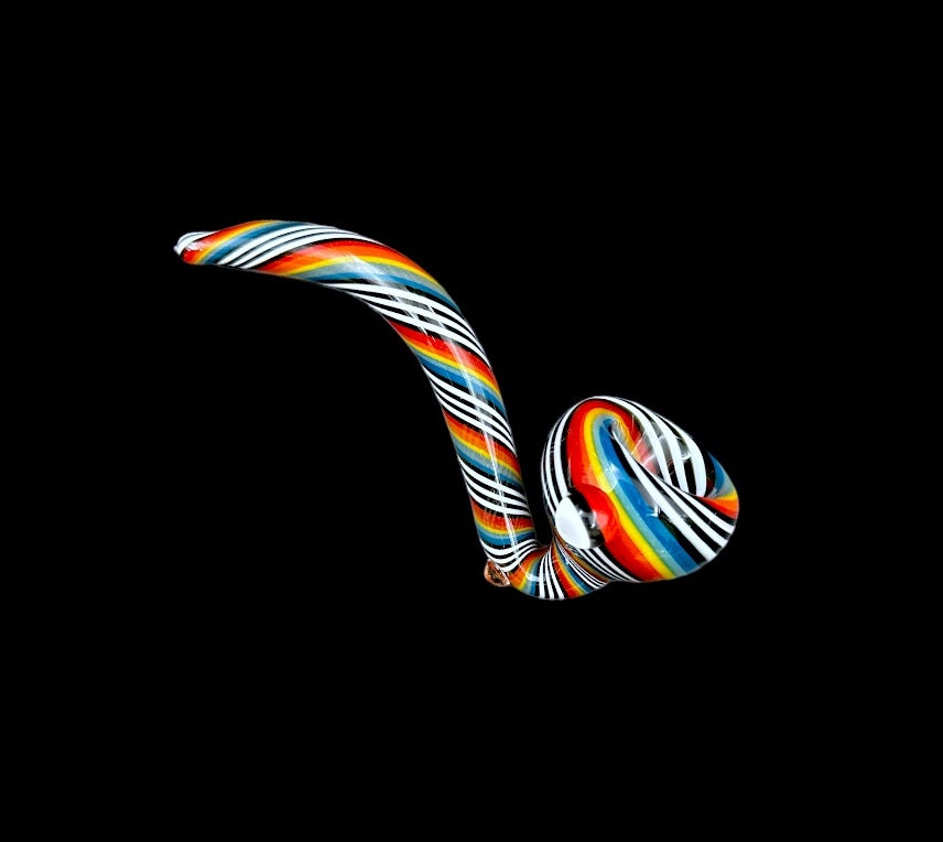 Premium Glass Hand Pipe - Fat Bowl (5")