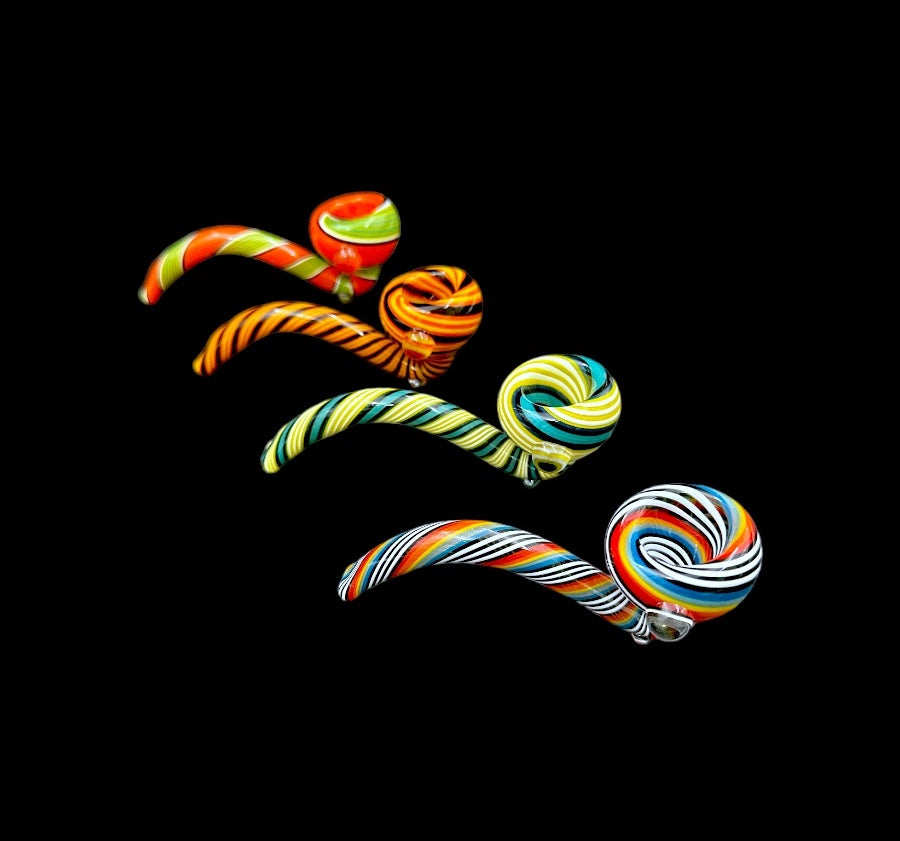 Premium Glass Hand Pipe - Fat Bowl (5")
