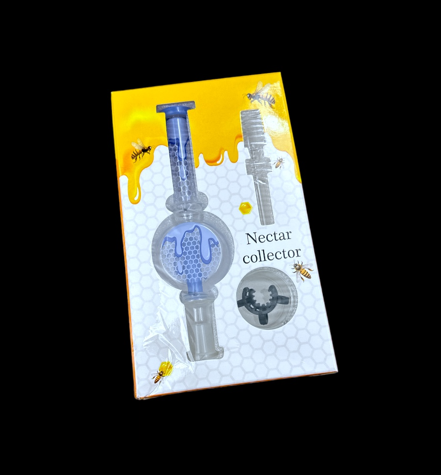 Glass Nectar Collector - Drippin Comb (9")