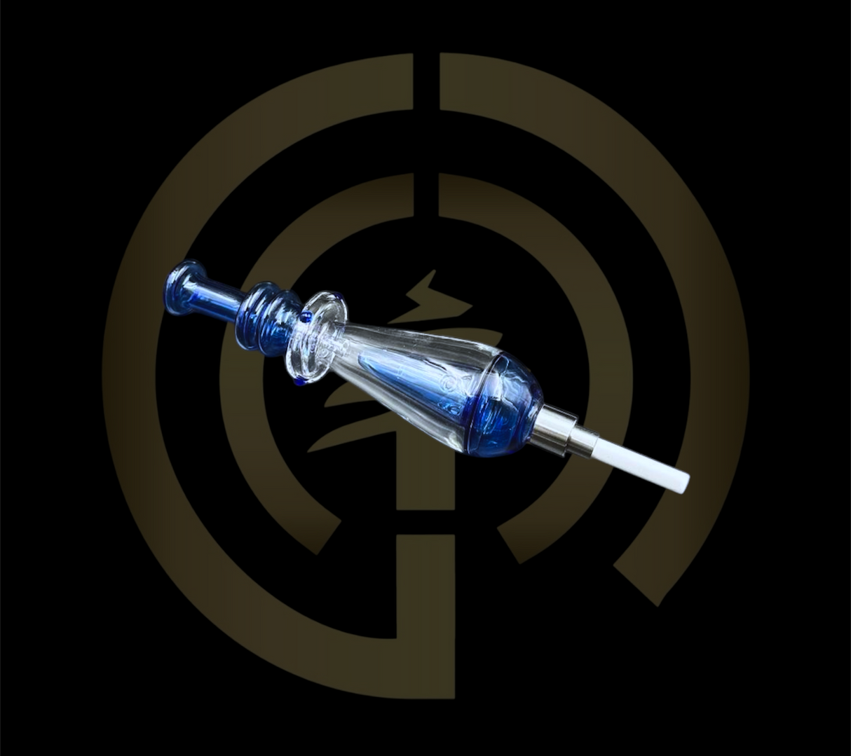 Glass Nectar Collector - Maraca (8")