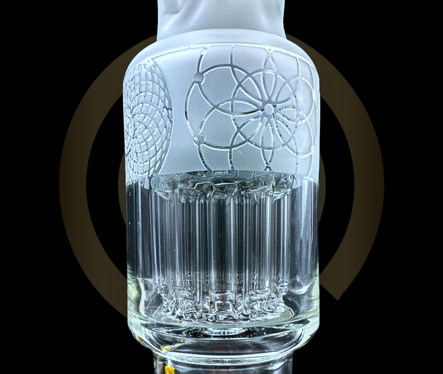 Calvo Glass - Blasted Mosaic Beaker (15")