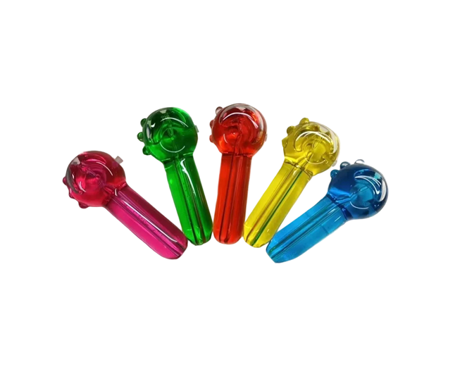 Glass Hand Pipe - Glycerin Straight (5")