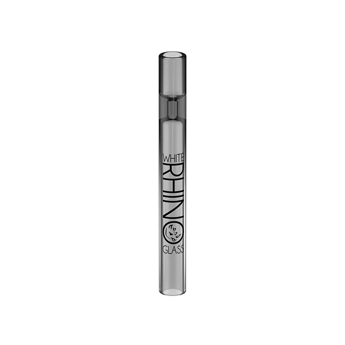 White Rhino - Premium Smoked Chillum With Silicone Cap (25ct)