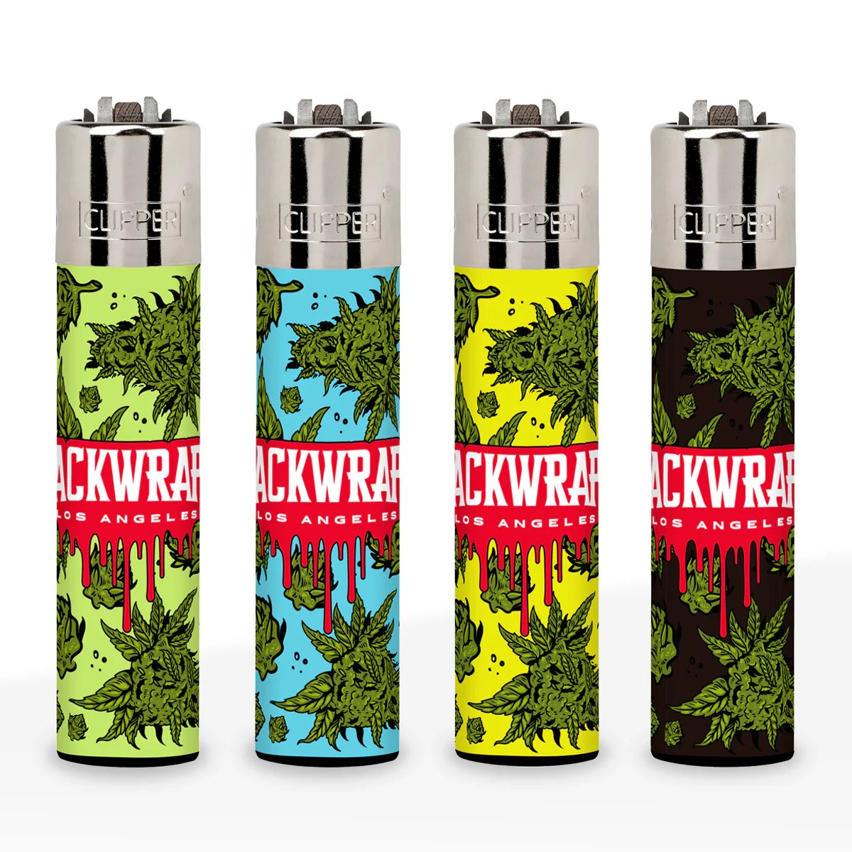 Clipper Lighters - Packwraps Flower (48pcs)