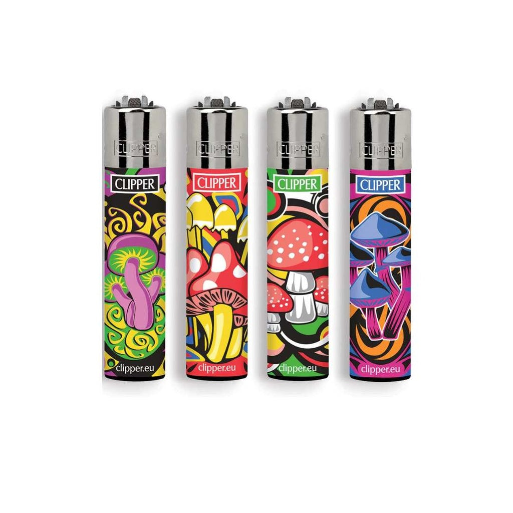 Clipper Lighters - Mushrooms (48pcs)