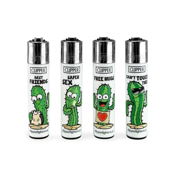 Clipper Lighters - Cactus (48pcs)