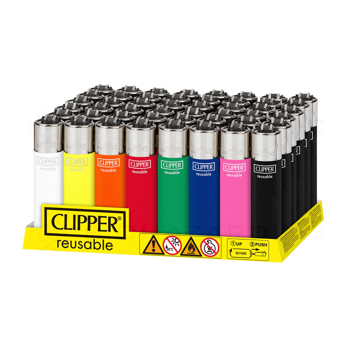 Clipper Lighters - Solids (48pcs)