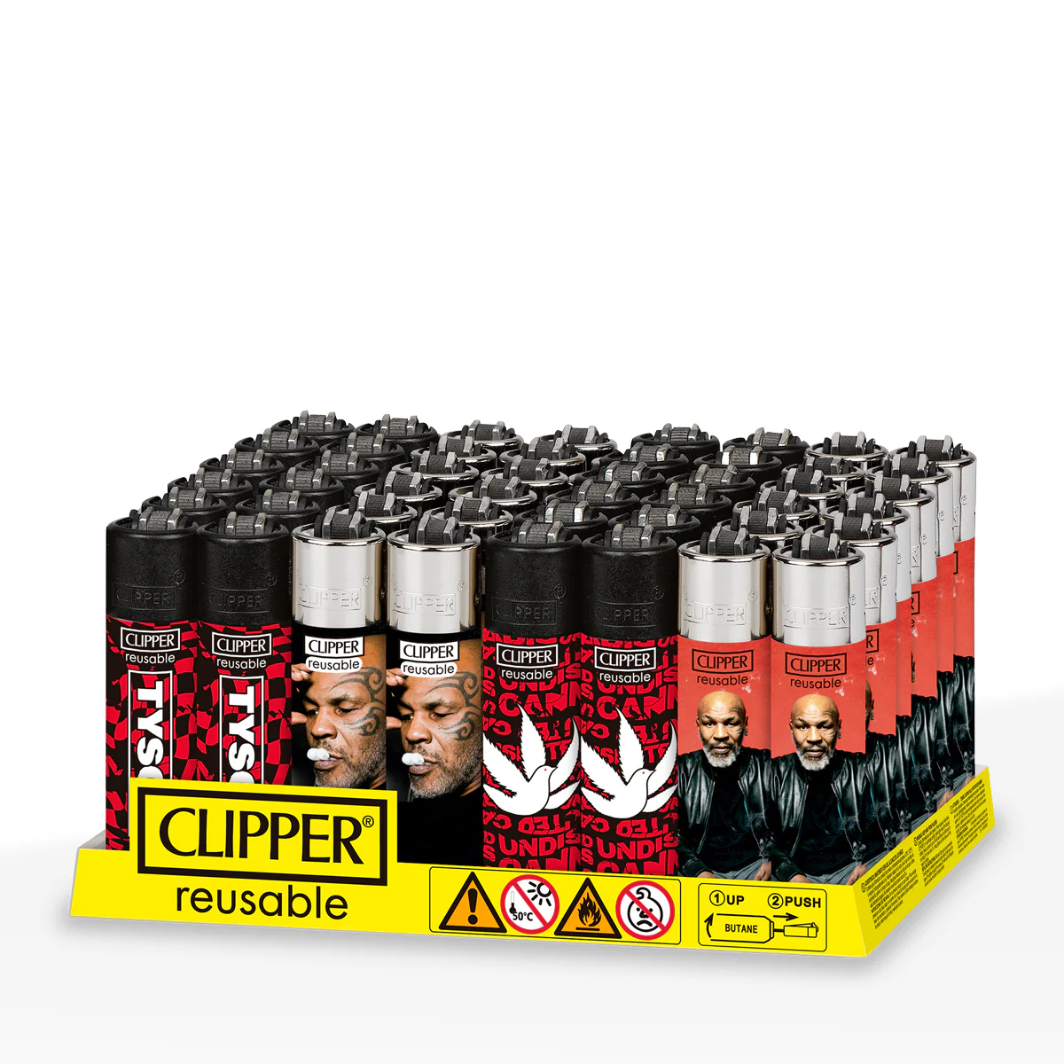 Clipper Lighters - Tyson Series #4: Image (48pcs)