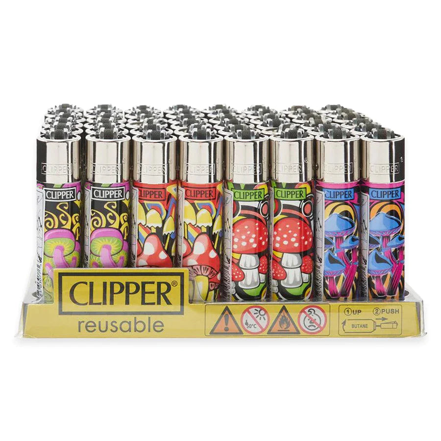 Clipper Lighters - Mushrooms (48pcs)