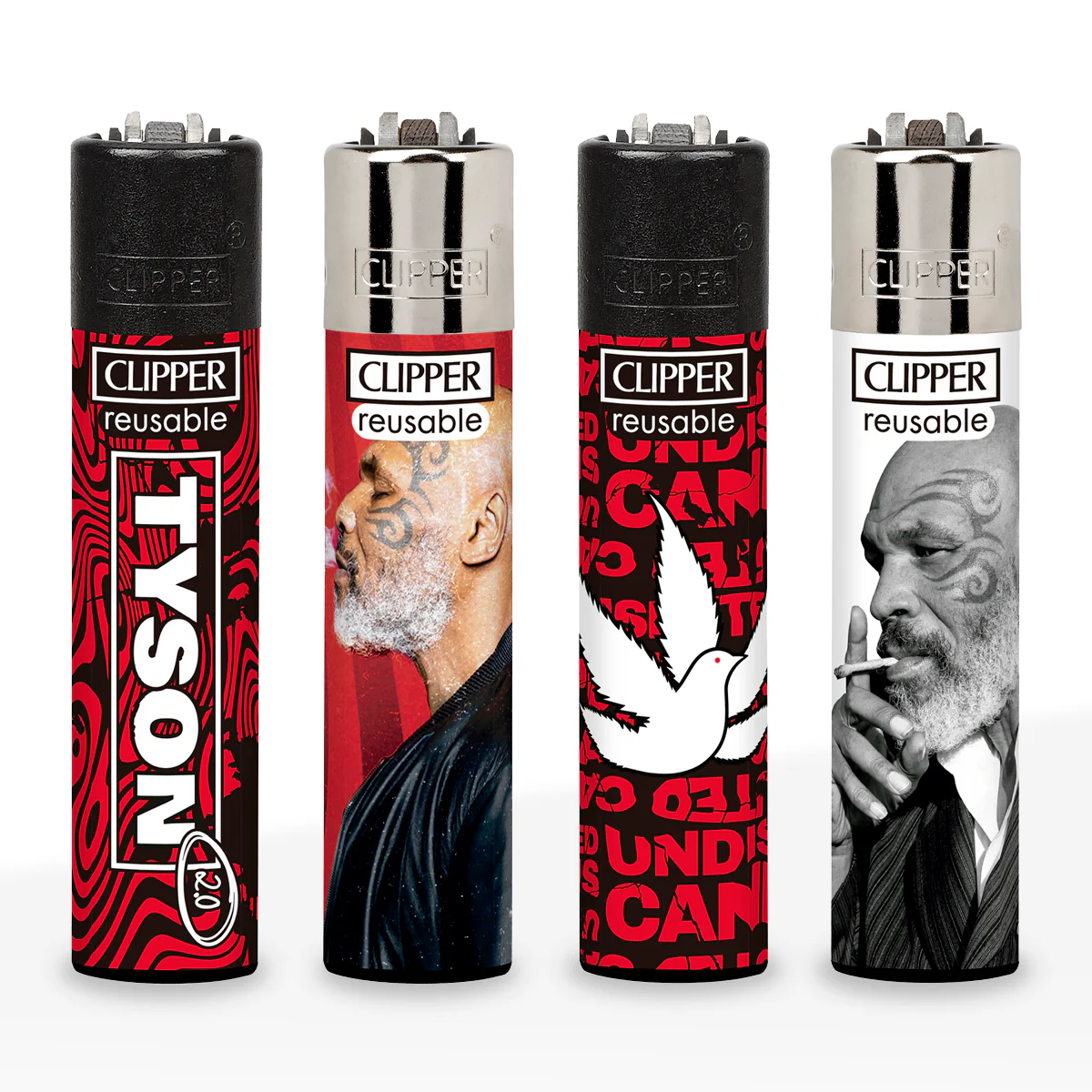 Clipper Lighters - Tyson Series #3: Smoking (48pcs)