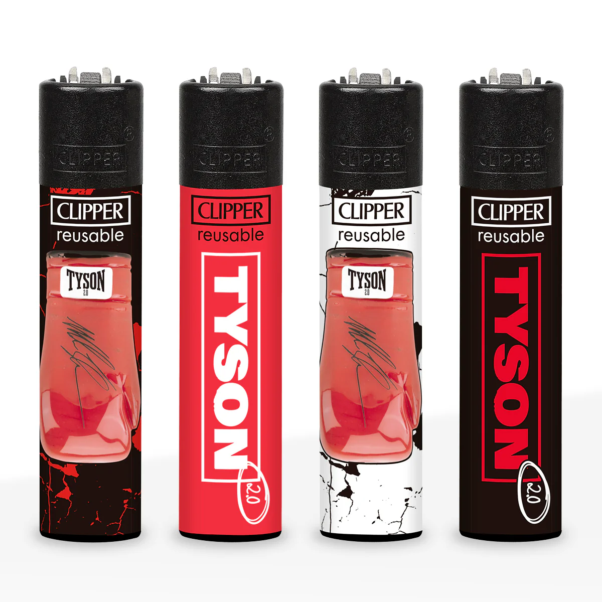 Clipper Lighters - Tyson Series #2: The Gloves (48pcs)