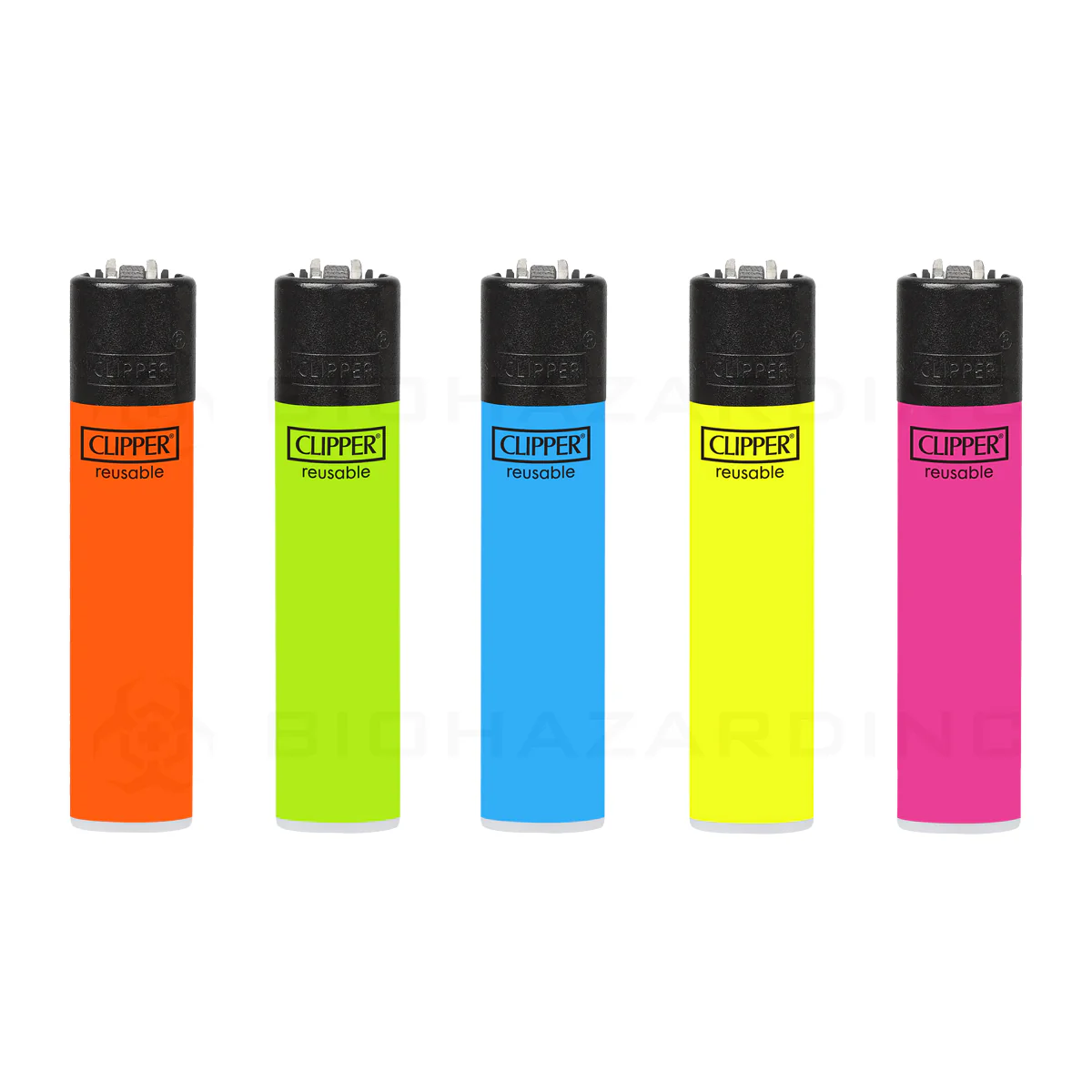 Clipper Lighters - Solids Fluo (48pcs)