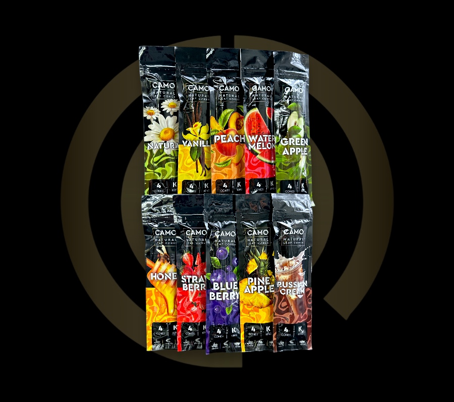 CAMO Natural Leaf Cones (10 Flavors)
