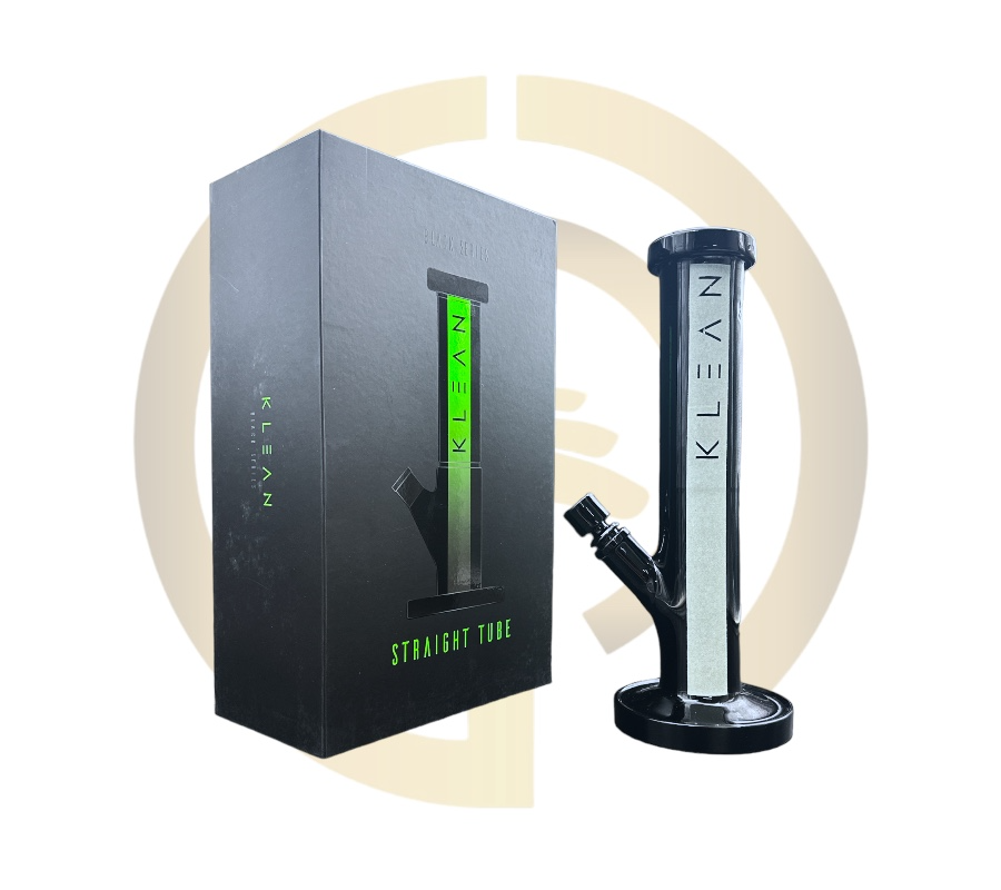 KLEAN Glass - Black Series - Straight (12")