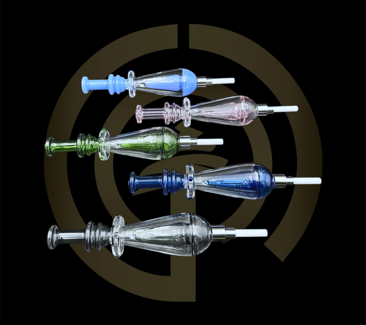 Glass Nectar Collector - Maraca (8")