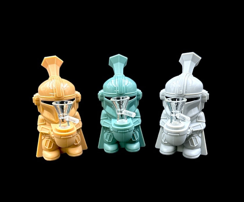 Silicone Water Pipe - Little Soldier (5.5")