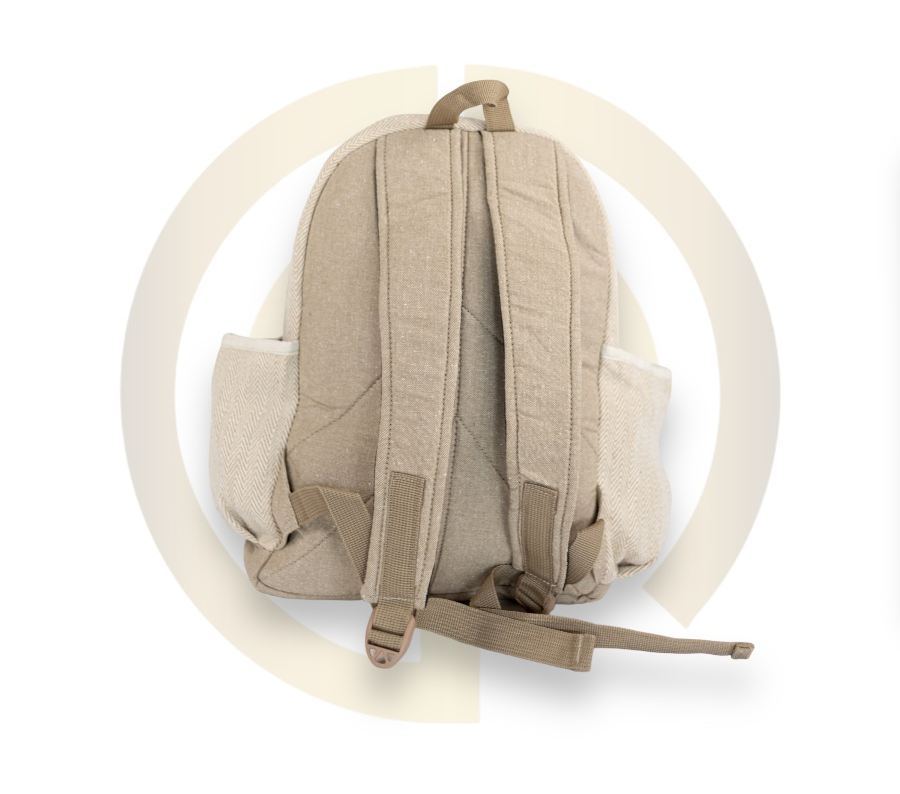 Nature Sacks - Handcrafted Hemp Backpack - Red