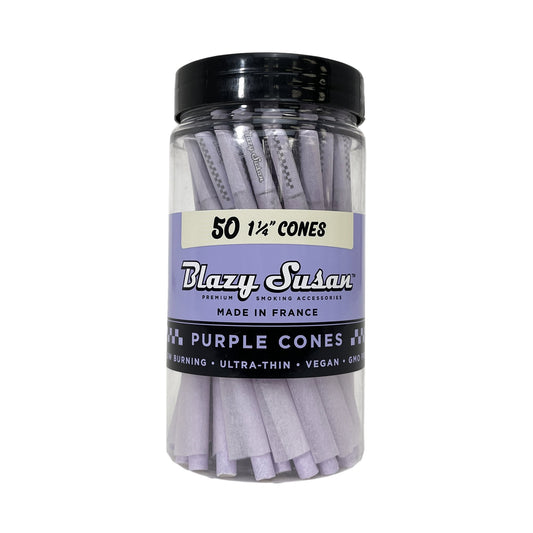 Blazy Susan - 1 1/4 Purple Cones (50ct)