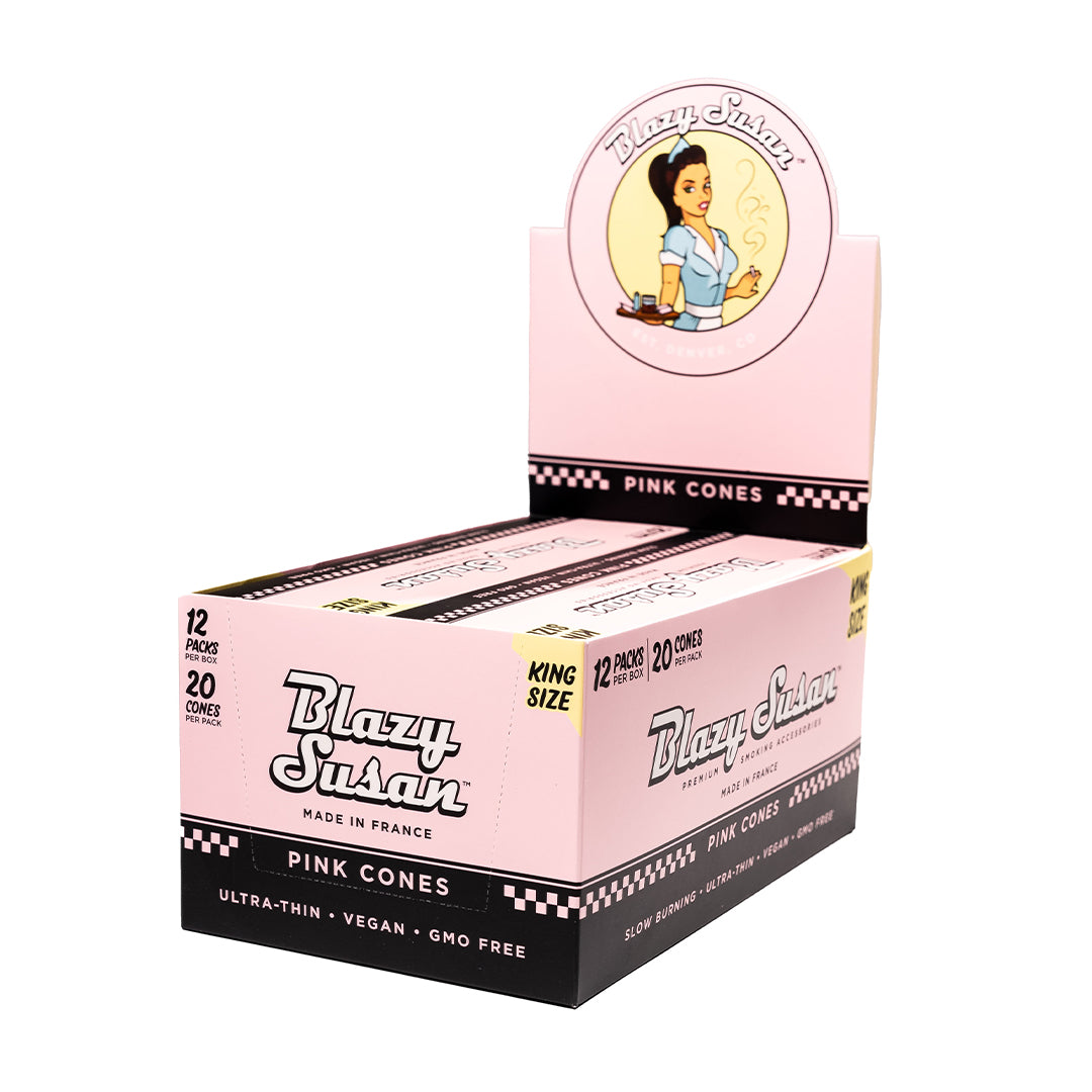 Blazy Susan - King Size Pink Cones (20pk)(12ct)