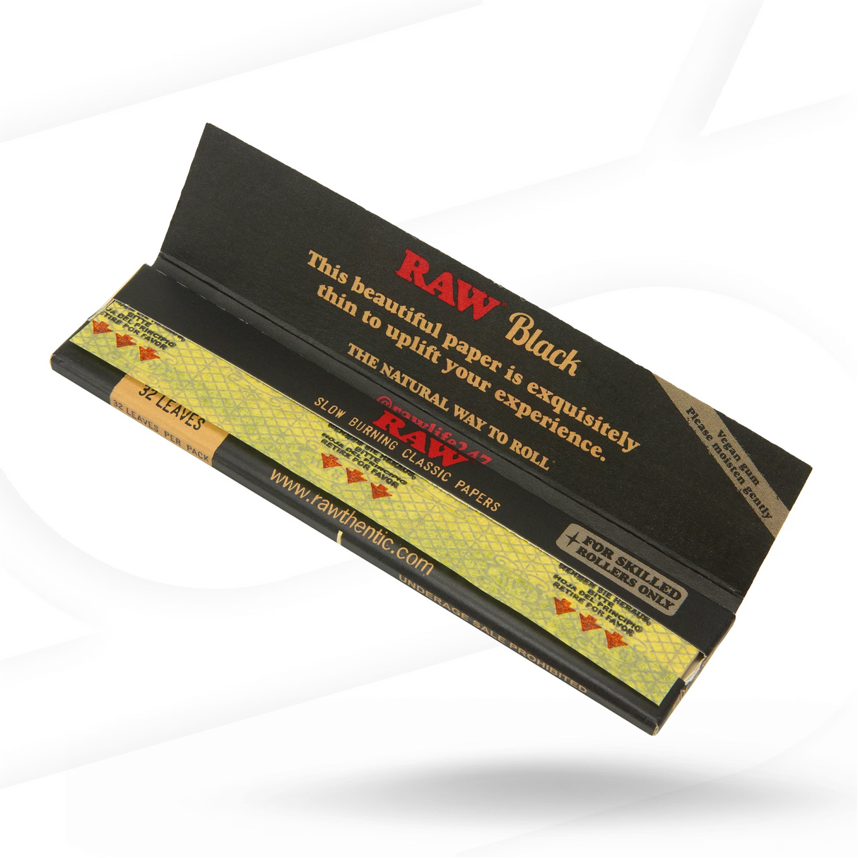 RAW - Black King Size Slim Papers (50pk)