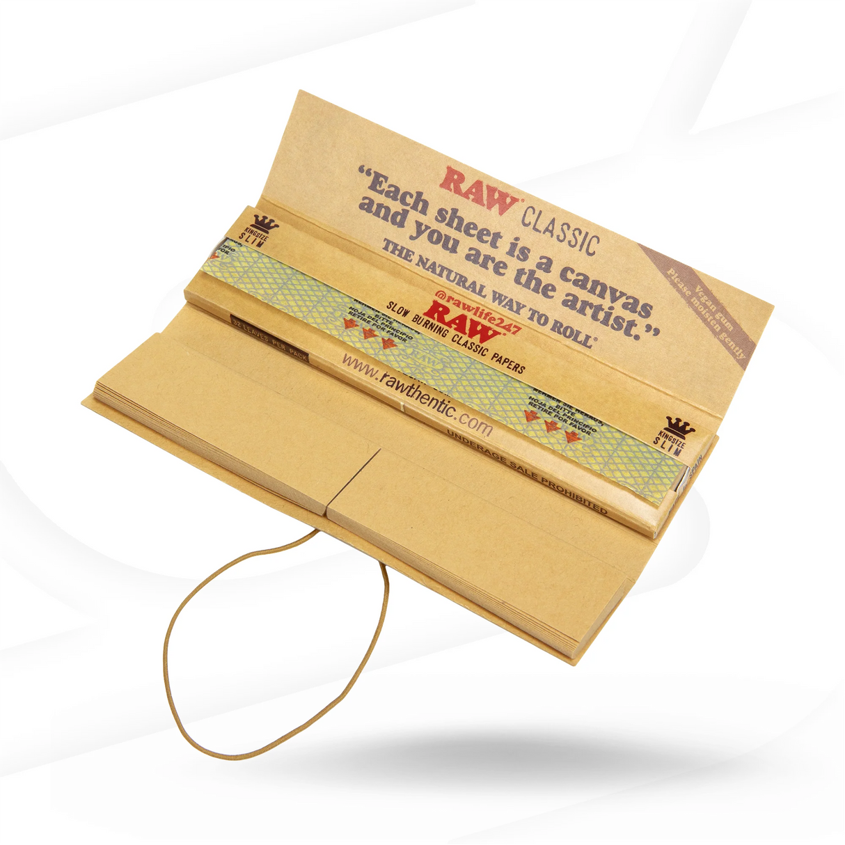 RAW - Classic Connoisseur King Size w/ Tips (24 packs)