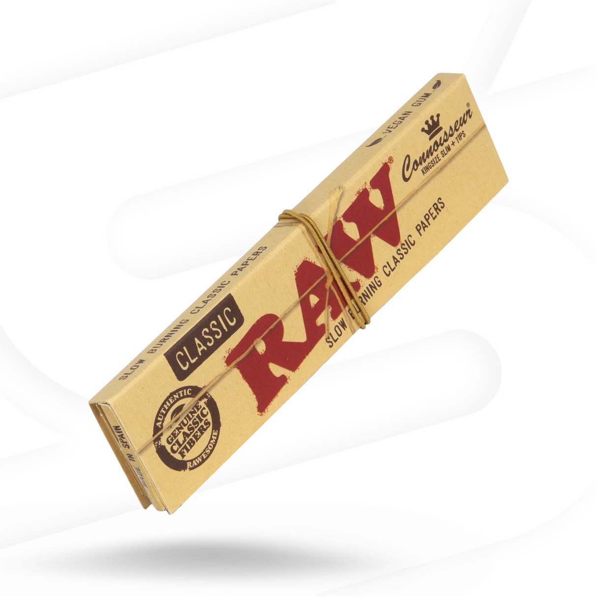RAW - Classic Connoisseur King Size w/ Tips (24 packs)