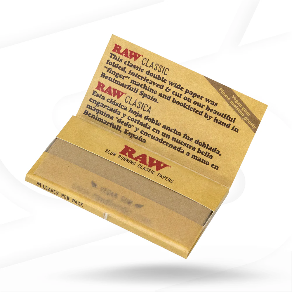 RAW - Classic Double Size Wide Papers (50pk)