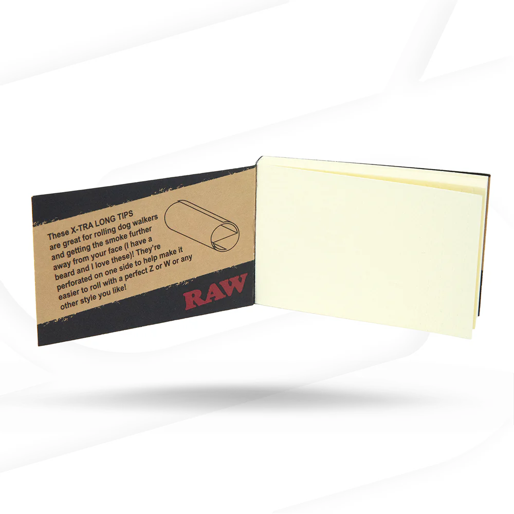 RAW - Extra Long Black Tips (36pk)