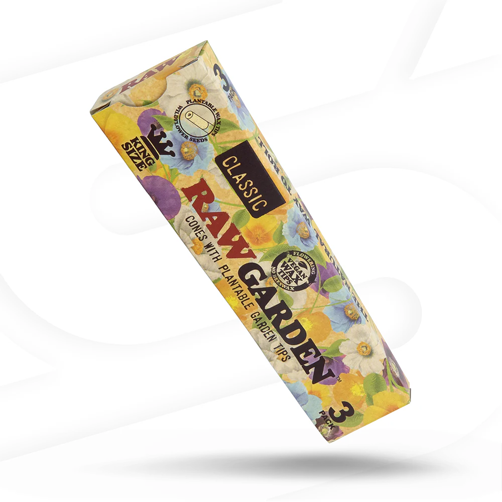 RAW - Garden King Size Cones (3ct)
