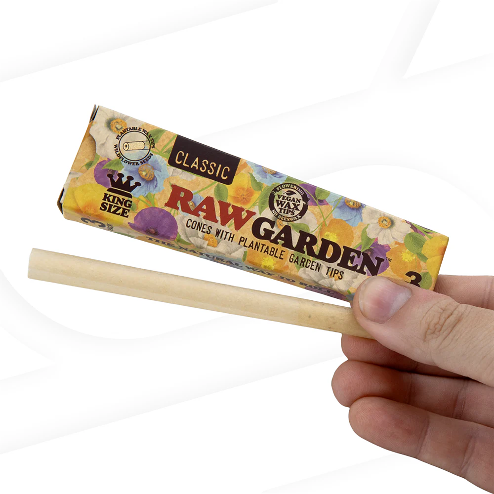 RAW - Garden King Size Cones (3ct)