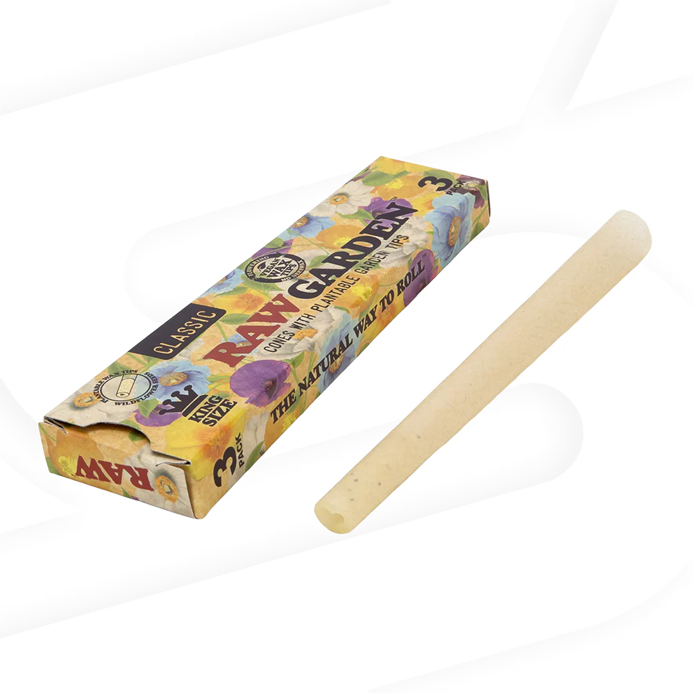 RAW - Garden King Size Cones (3ct)