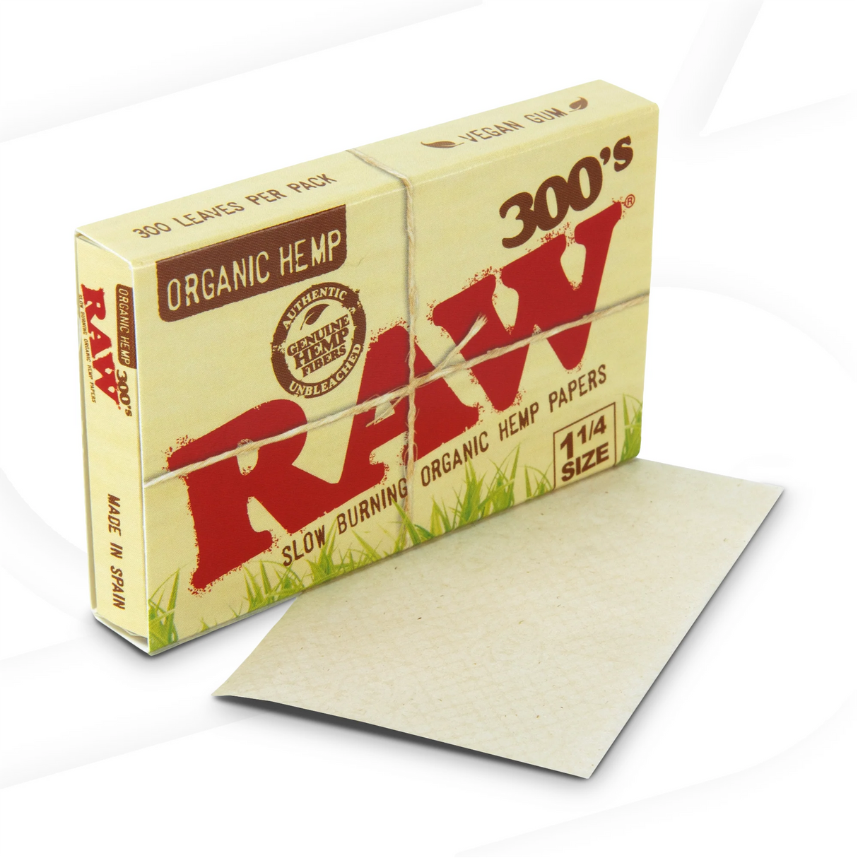 RAW - Organic 1 1/4 Papers 300s (20 packs)