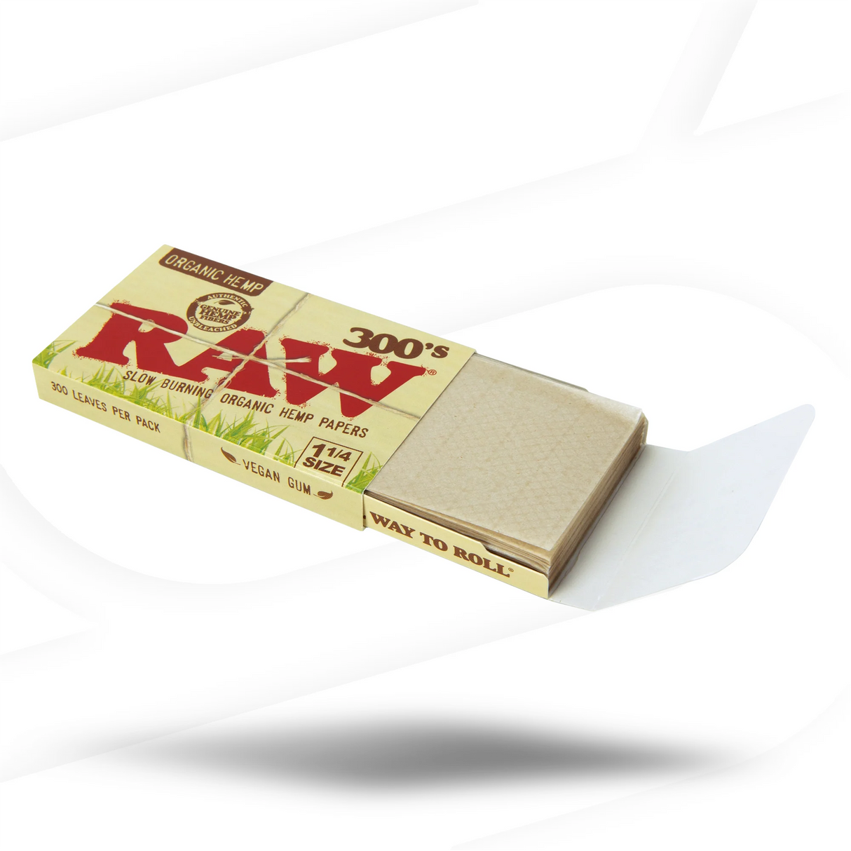RAW - Organic 1 1/4 Papers 300s (20 packs)