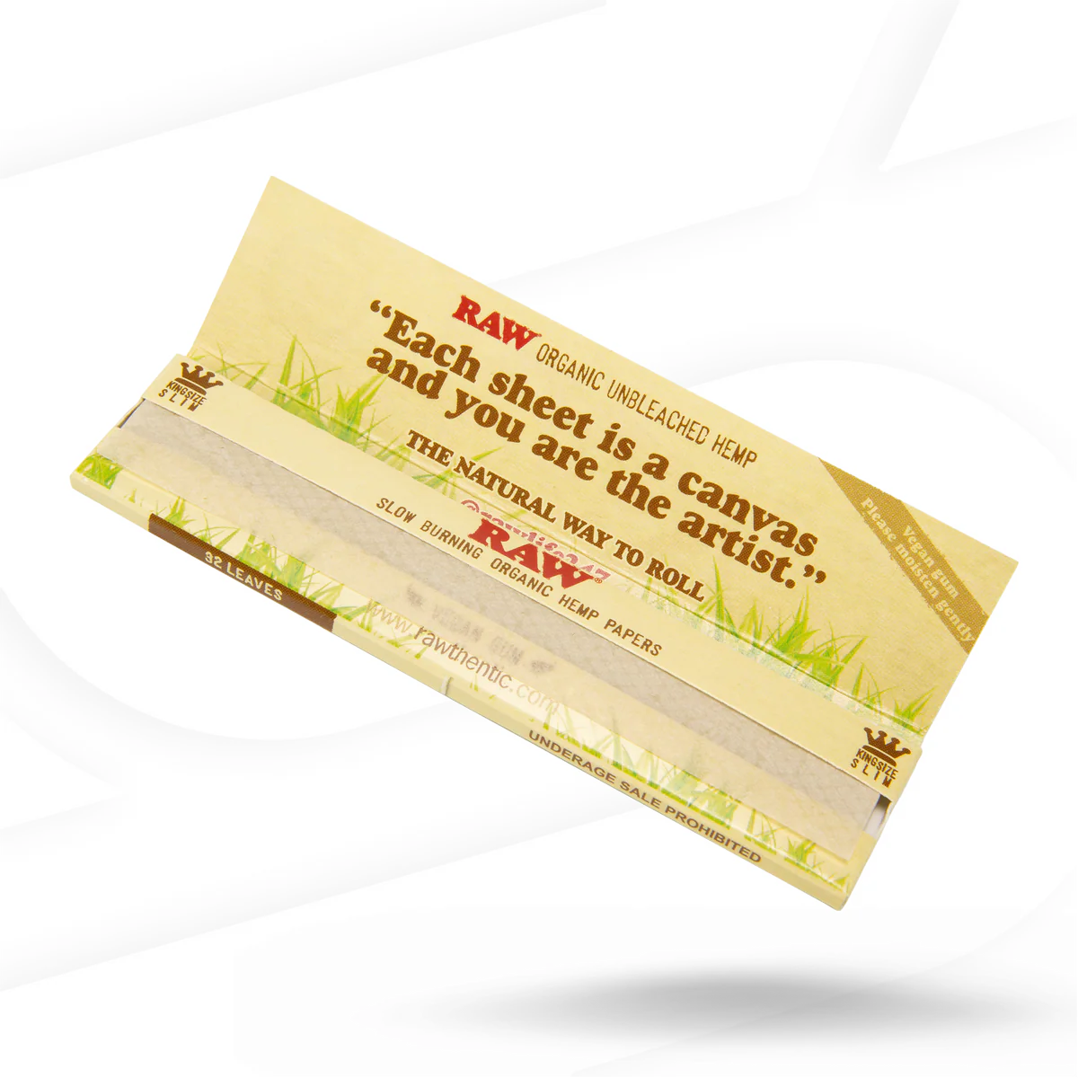 RAW - Organic King Size Slim Papers (50pcs)