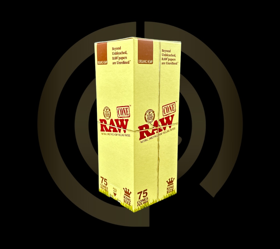 RAW - Organic King Classic Pre-Roll Cone (75 Pack)