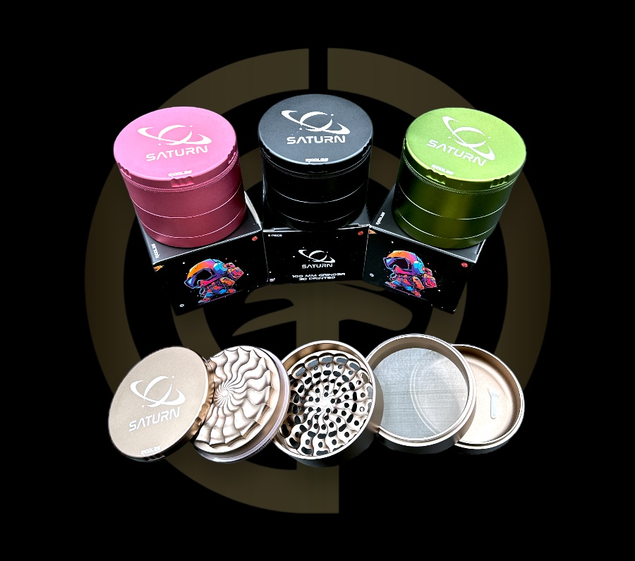 Riddles - Saturn Aluminum Grinder (100mm)