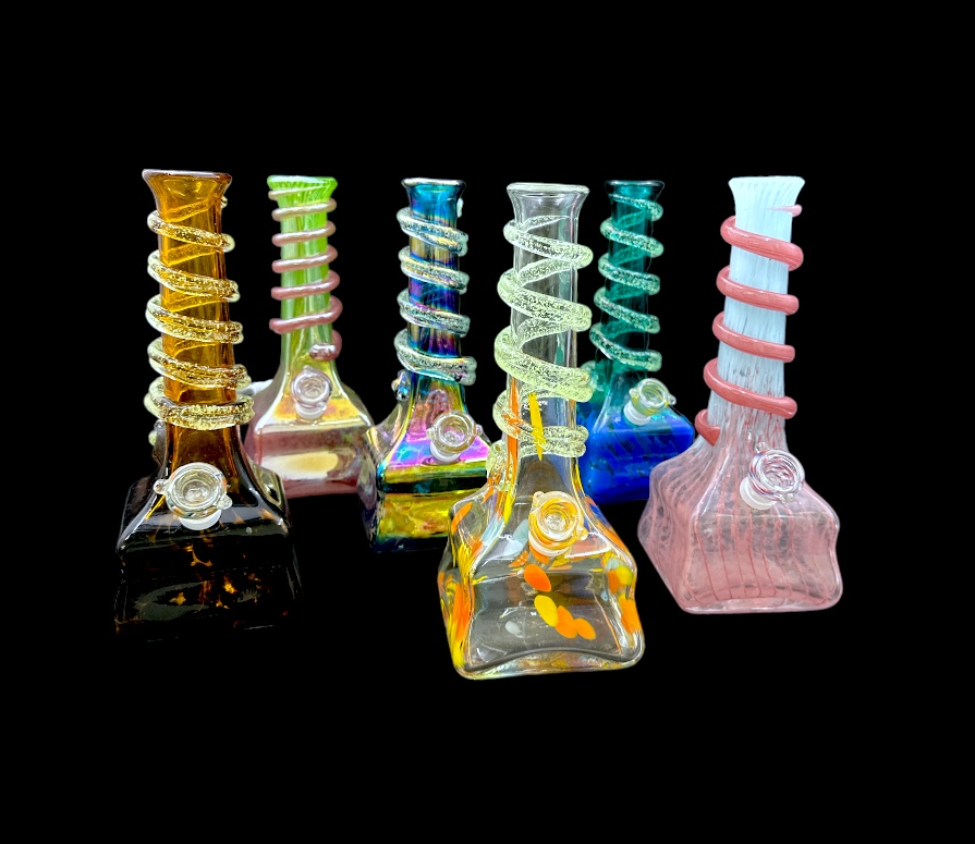 Soft Glass Water Pipe - Sandbox (12.5")