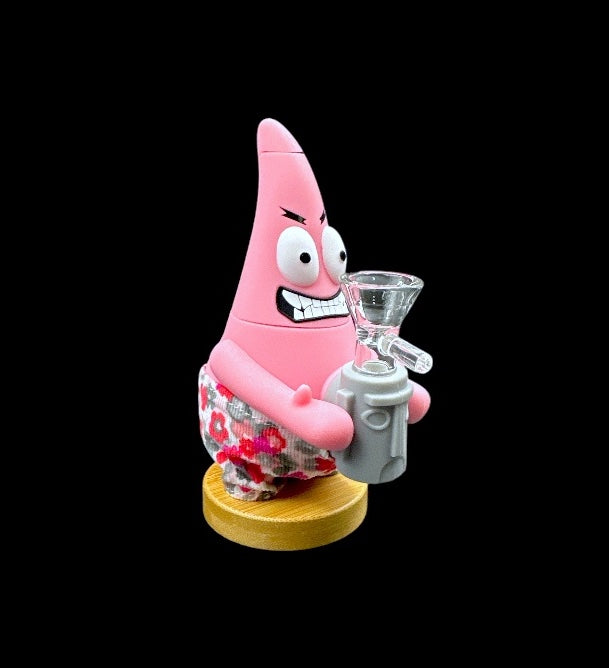 Silicone Water Pipe - Starfish (6")
