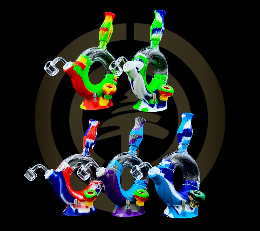 Silicone Water Pipe - Jumbo Donut (10")