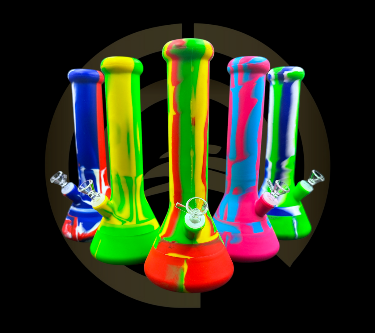 Silicone Water Pipe - Jumbo Beaker (12")