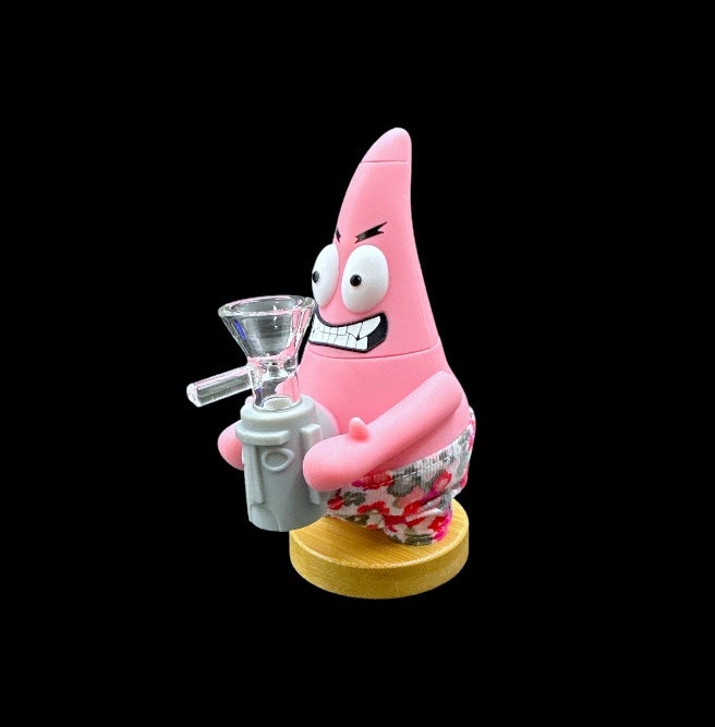 Silicone Water Pipe - Starfish (6")