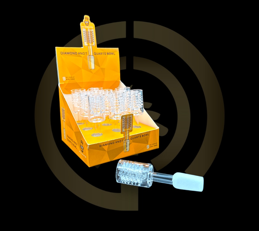 Space King - Diamond Knot Quartz Bowl (9pcs)