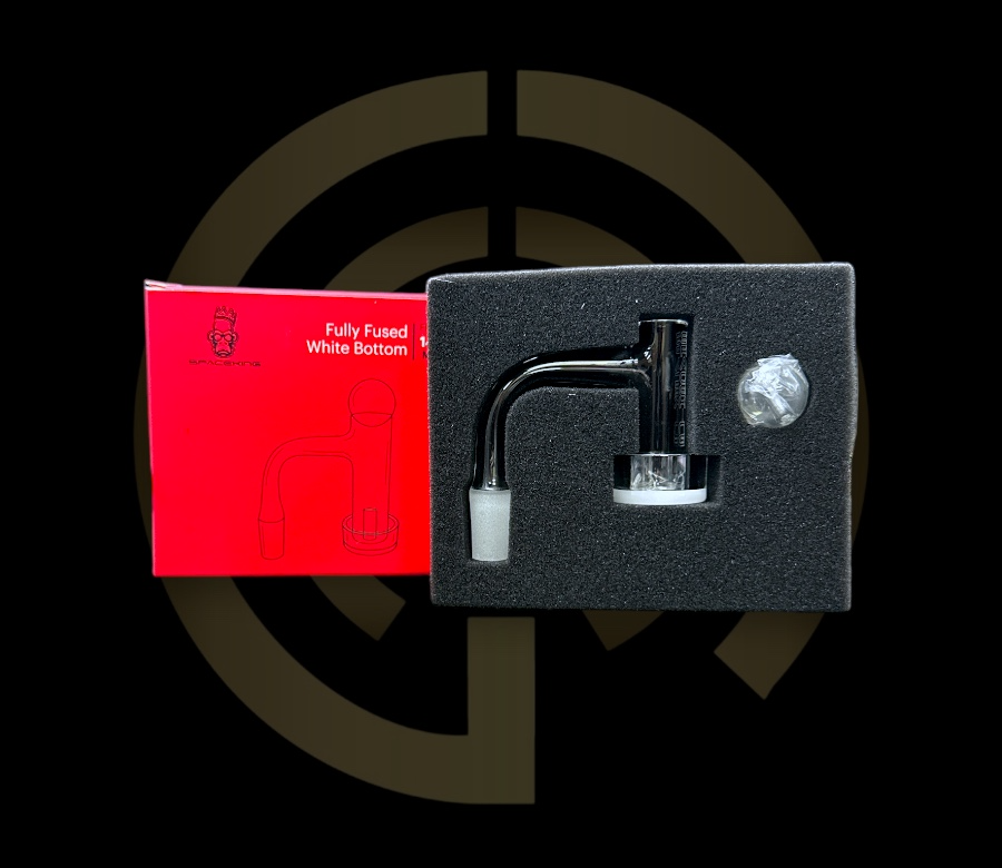 Space King Quartz Bangers - Fully Fused White Bottom (14mm)