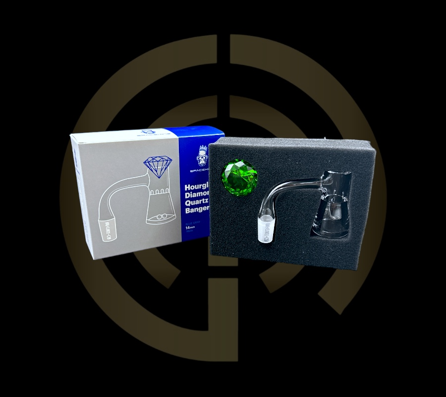 Space King Quartz Bangers - Hourglass Diamond Quartz Banger (14mm)