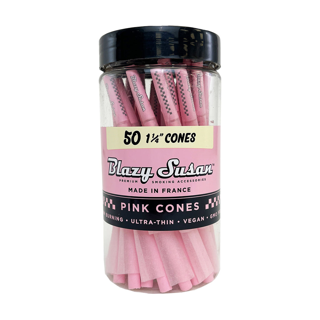 Blazy Susan - 1 1/4 Pink Cones (50ct)