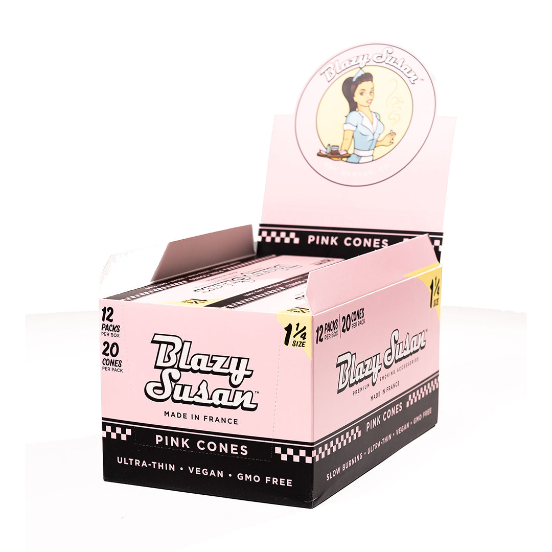 Blazy Susan - 1 1/4 Pink Cones (20pk)(12ct)