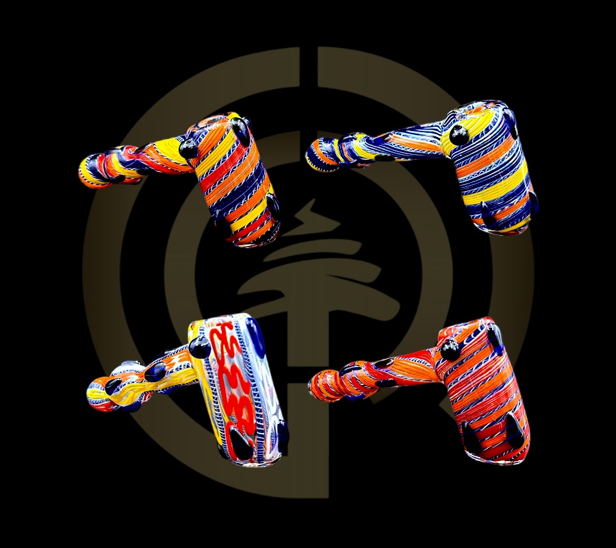 Glass Bubbler - Water Fall (7")