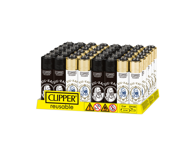 Clipper Lighters - Zig Zag #2 (48pcs)