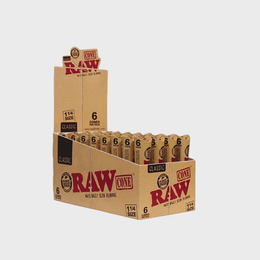 RAW - 1 1/4 Classic Pre-Roll Cone (6ct)